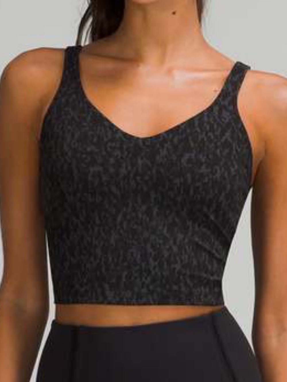 Lululemon Align Tank Top Leopard Camo Deep Coal Multi Size 10 NWT